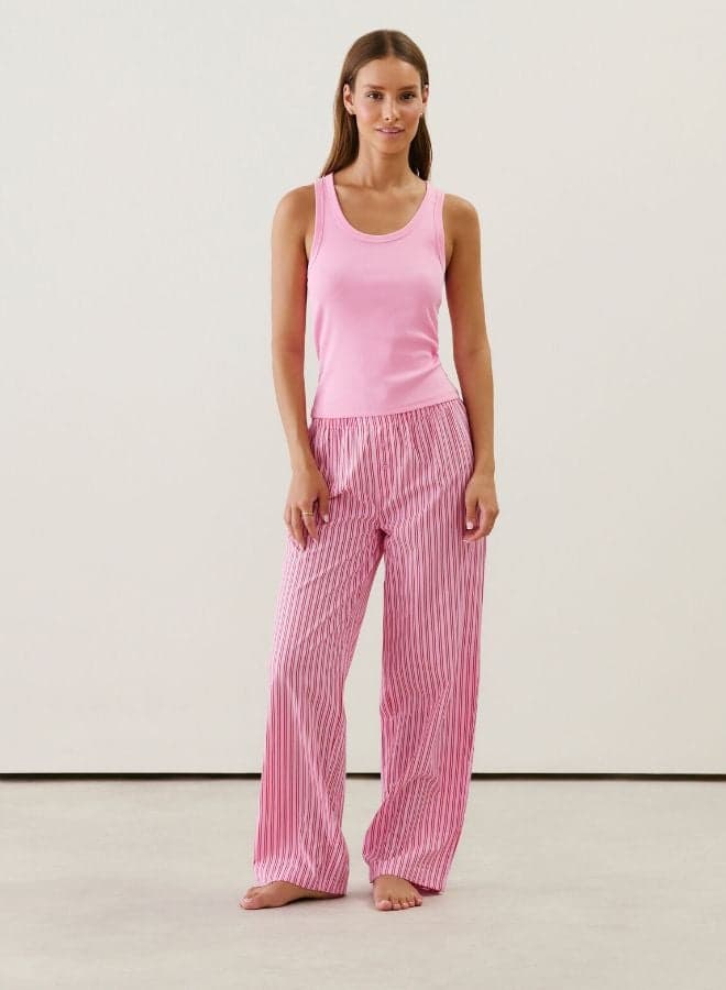 Cotton Striped Pyjama Trousers - Image 1