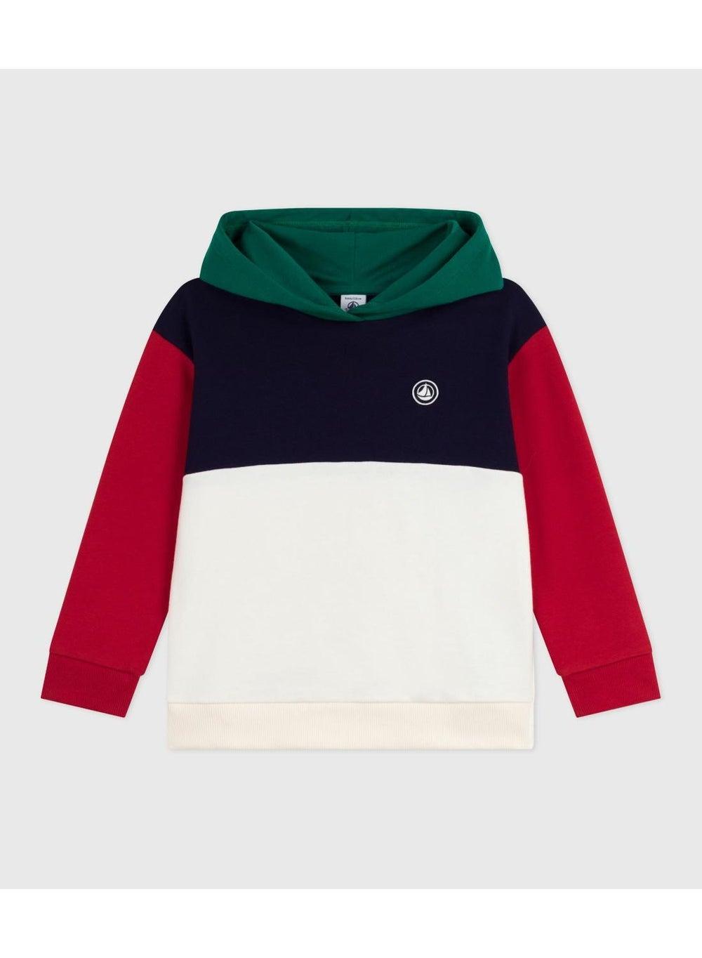 Children's Colourblock Cotton Hoodie - Image 1