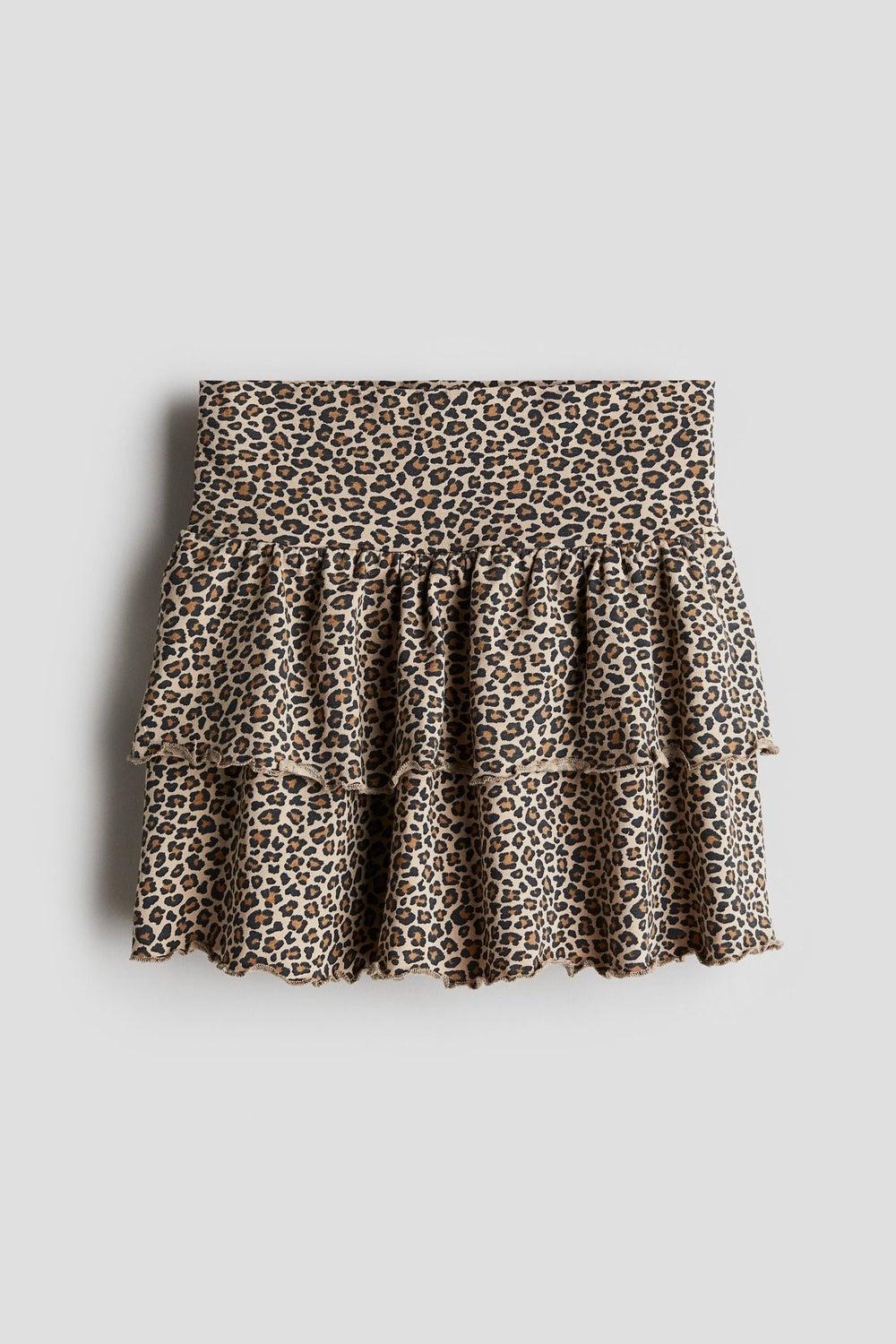 Tiered Jersey Skirt for Girls - Image 1