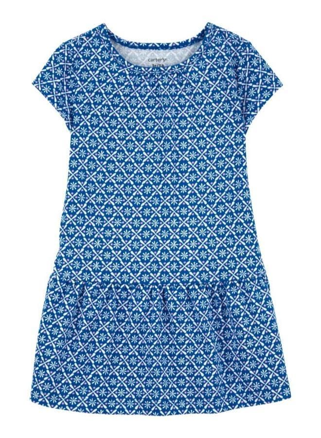 Toddler Knitted Maxi Dress with Ruffle Hem - Image 1