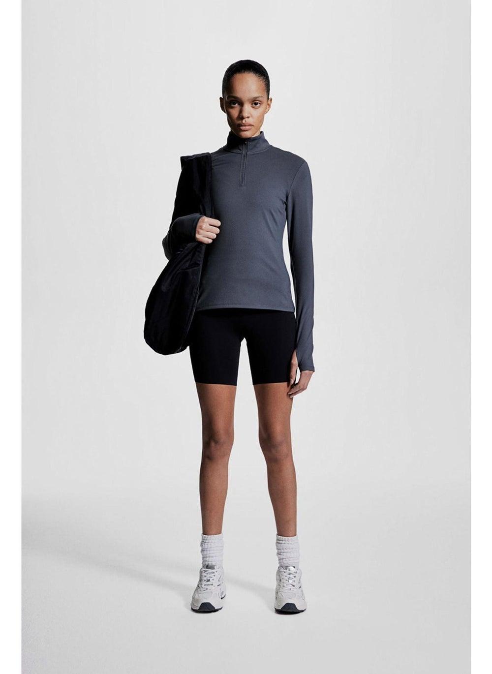 SoftMove™ Sports Top with Zip and Thumbholes - Image 1