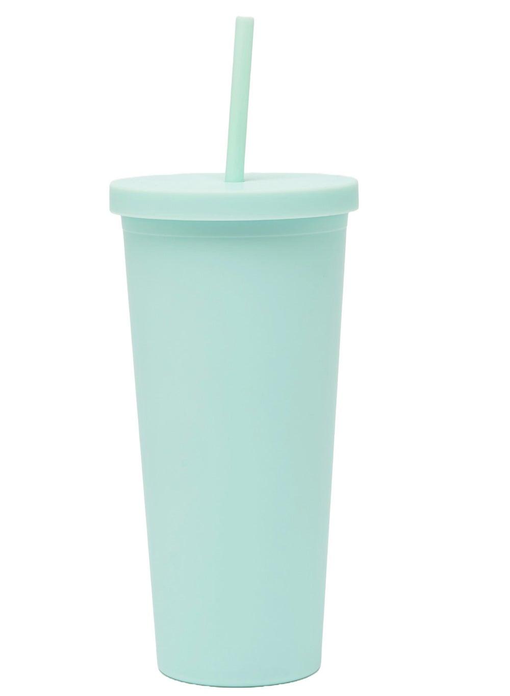 Green Sippy 24 Oz Reusable Plastic Water Bottle - Image 1