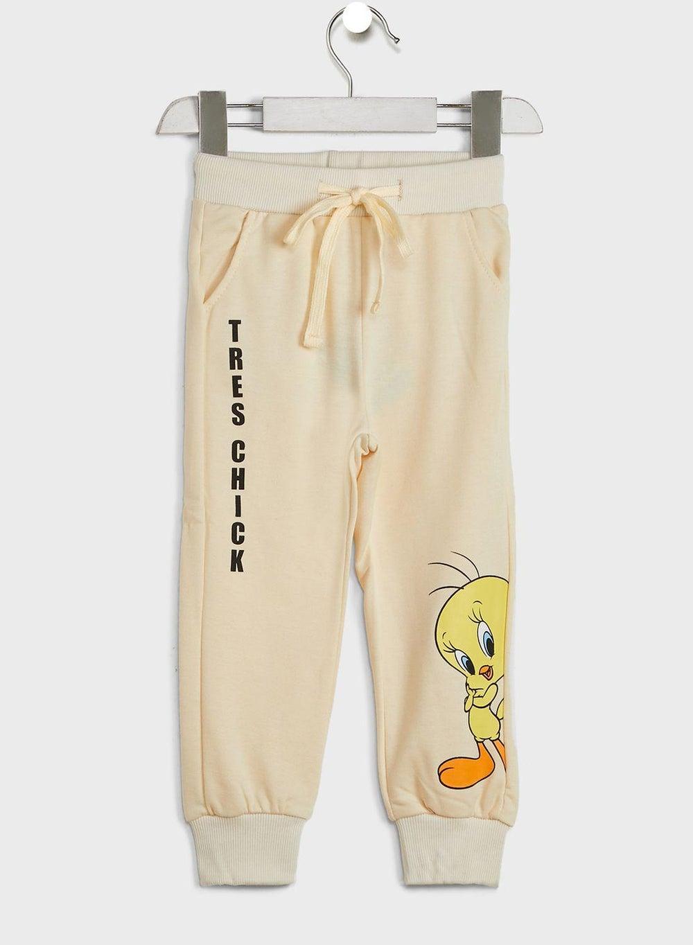 Kids Tweety Graphic Jogger Sweatpants - Image 1