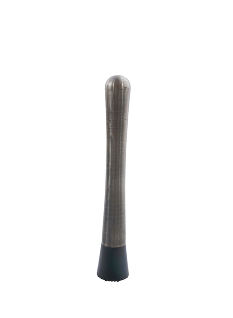 Metallic Black Stainless Steel Muddler - Image 1