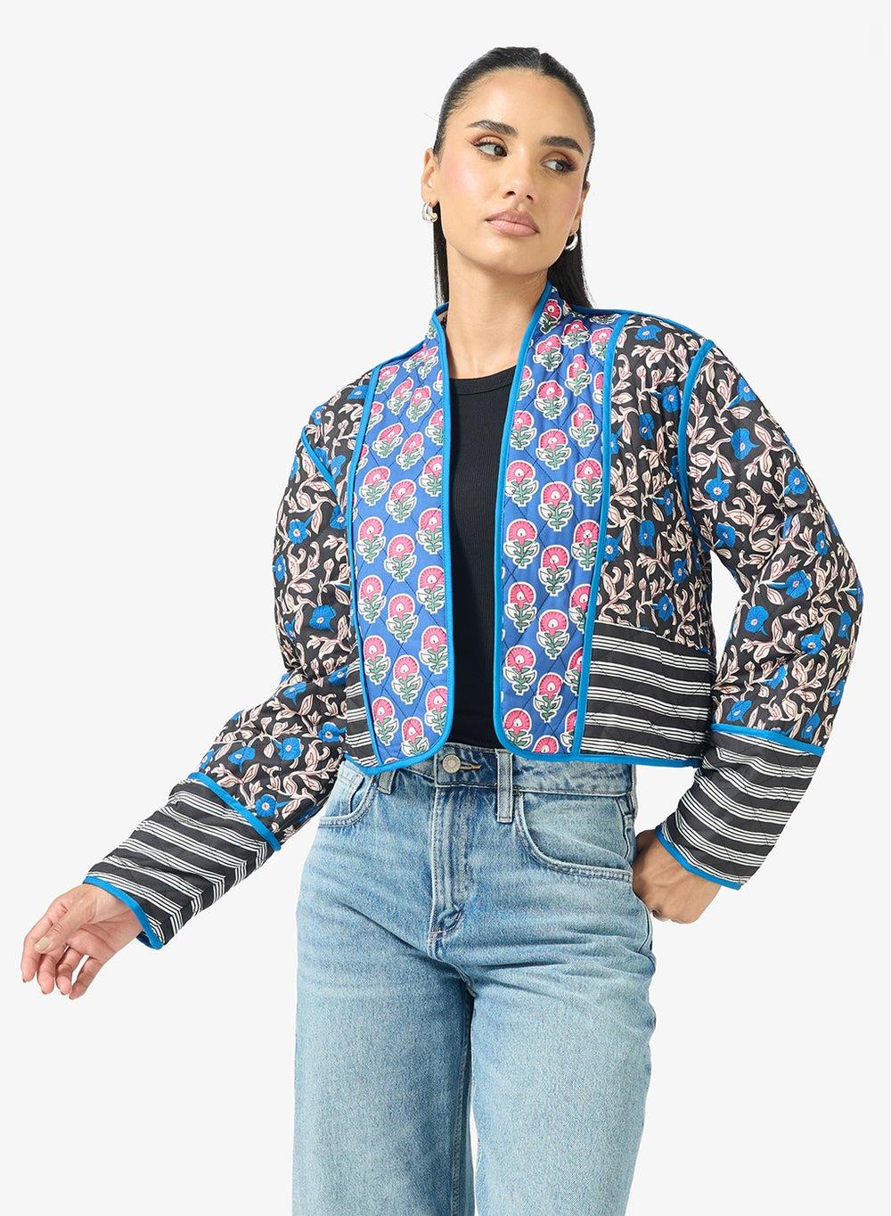 Paisley Patchwork Quilted Jacket - Image 1