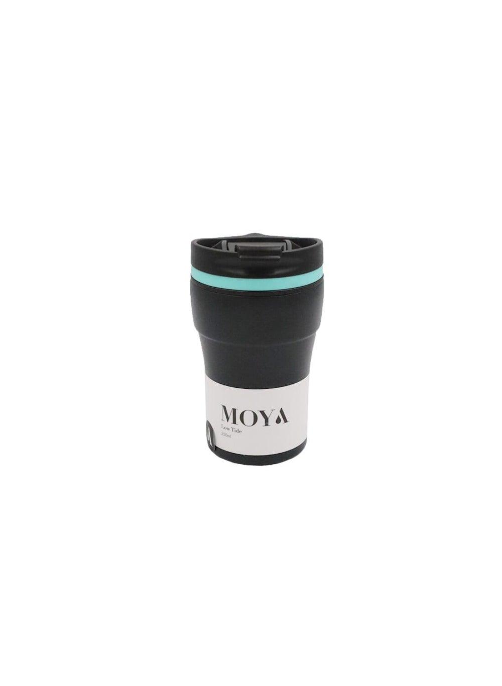 Moya Low Tide 250ml Blue/Black Travel Coffee Mug - Image 1
