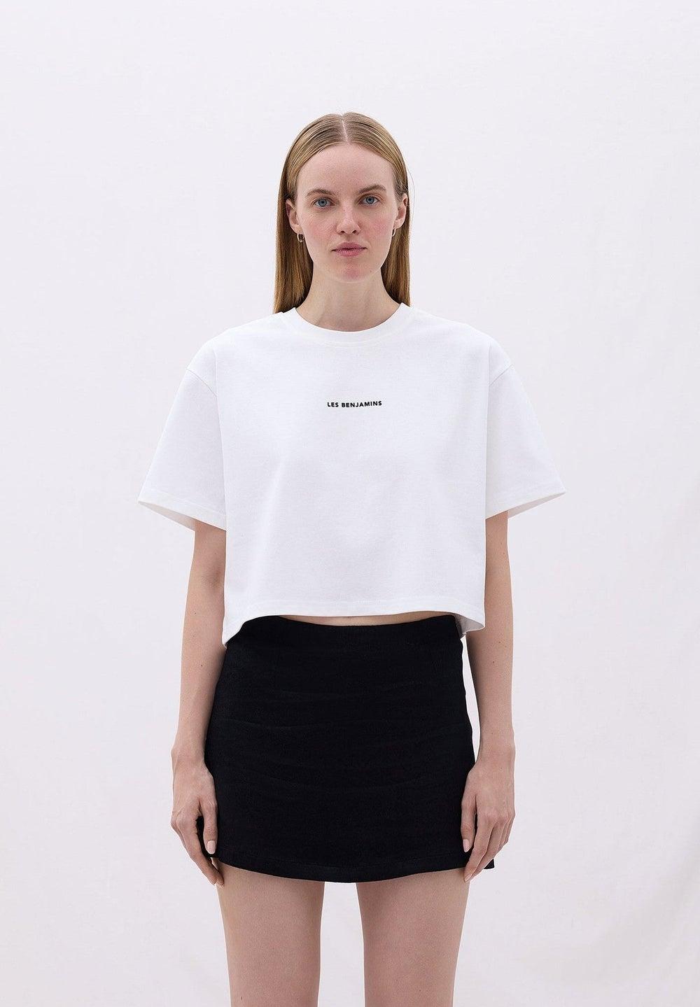 BOXED TEE 409 White Cotton T-Shirt - Image 1