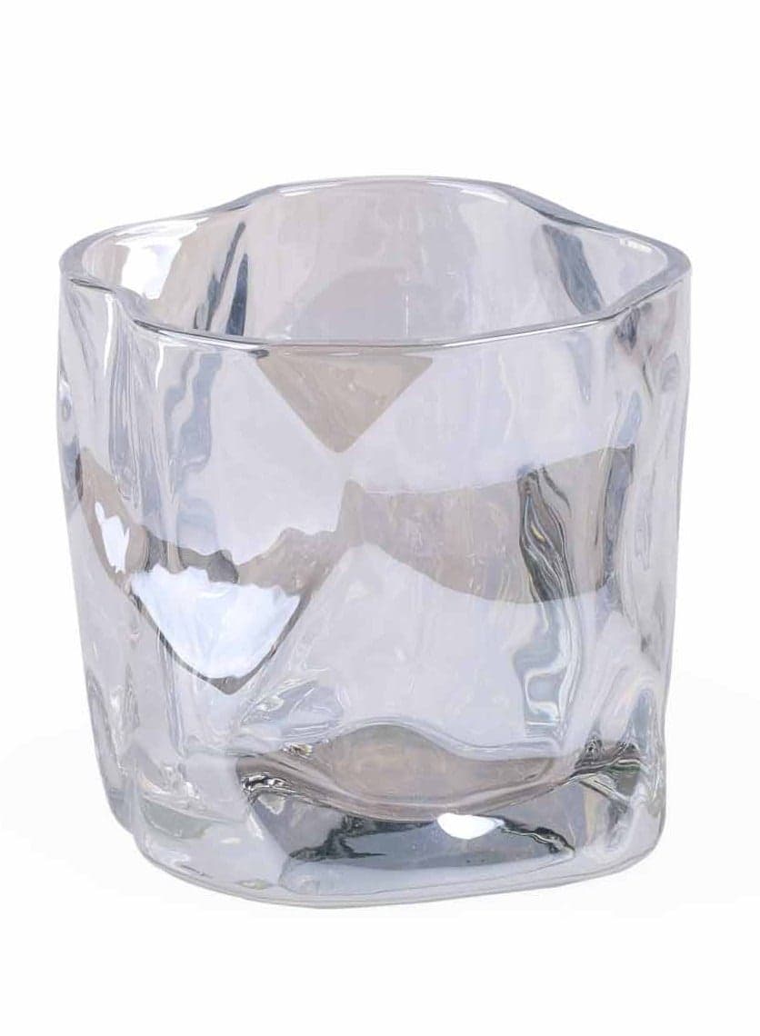 Rock Twisted Iridescent Short Glass - Image 1