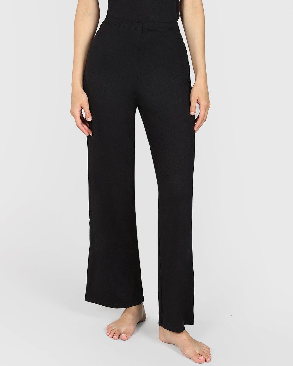 La Senza Casual Lounge Pants in Tuxedo Black - Image 1