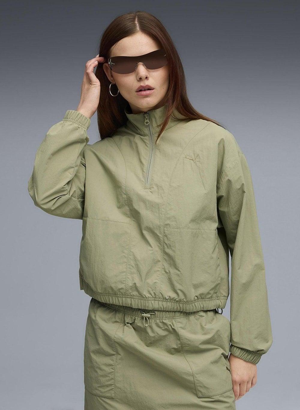 Her Relaxed Woven Ripstop Jacket - Image 1