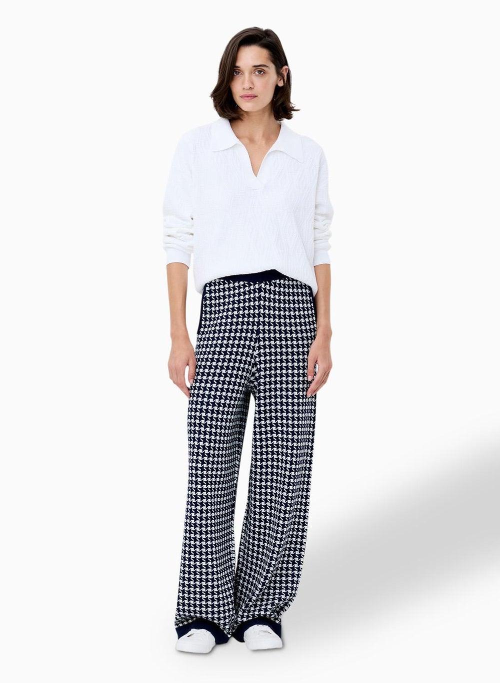 Gloria Jacquard Knit Trouser - Image 1