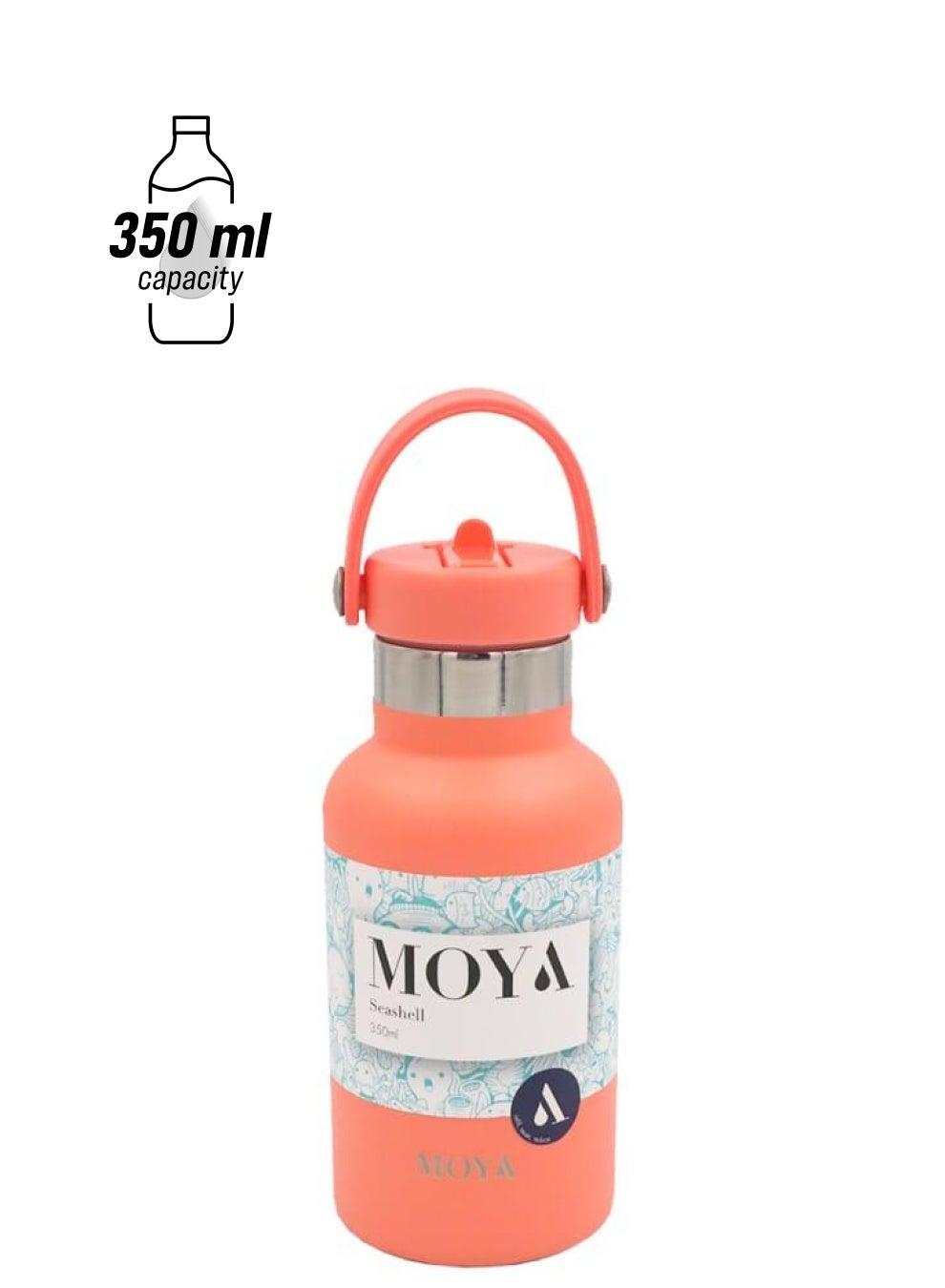 Moya Seashell 350ml Coral Insulated Water Bottle - Image 1
