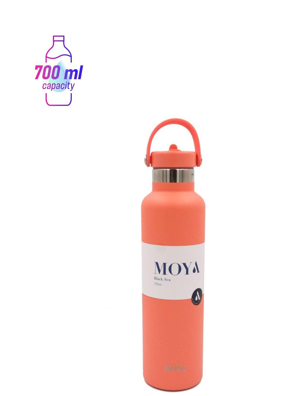 Moya Black Sea 700ml Insulated Coral Water Bottle - Image 1