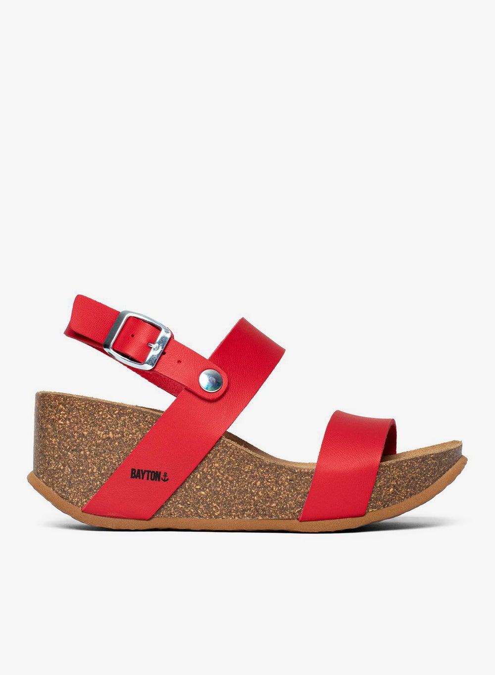 Selene Multi Strap Wedge Sandals - Image 1