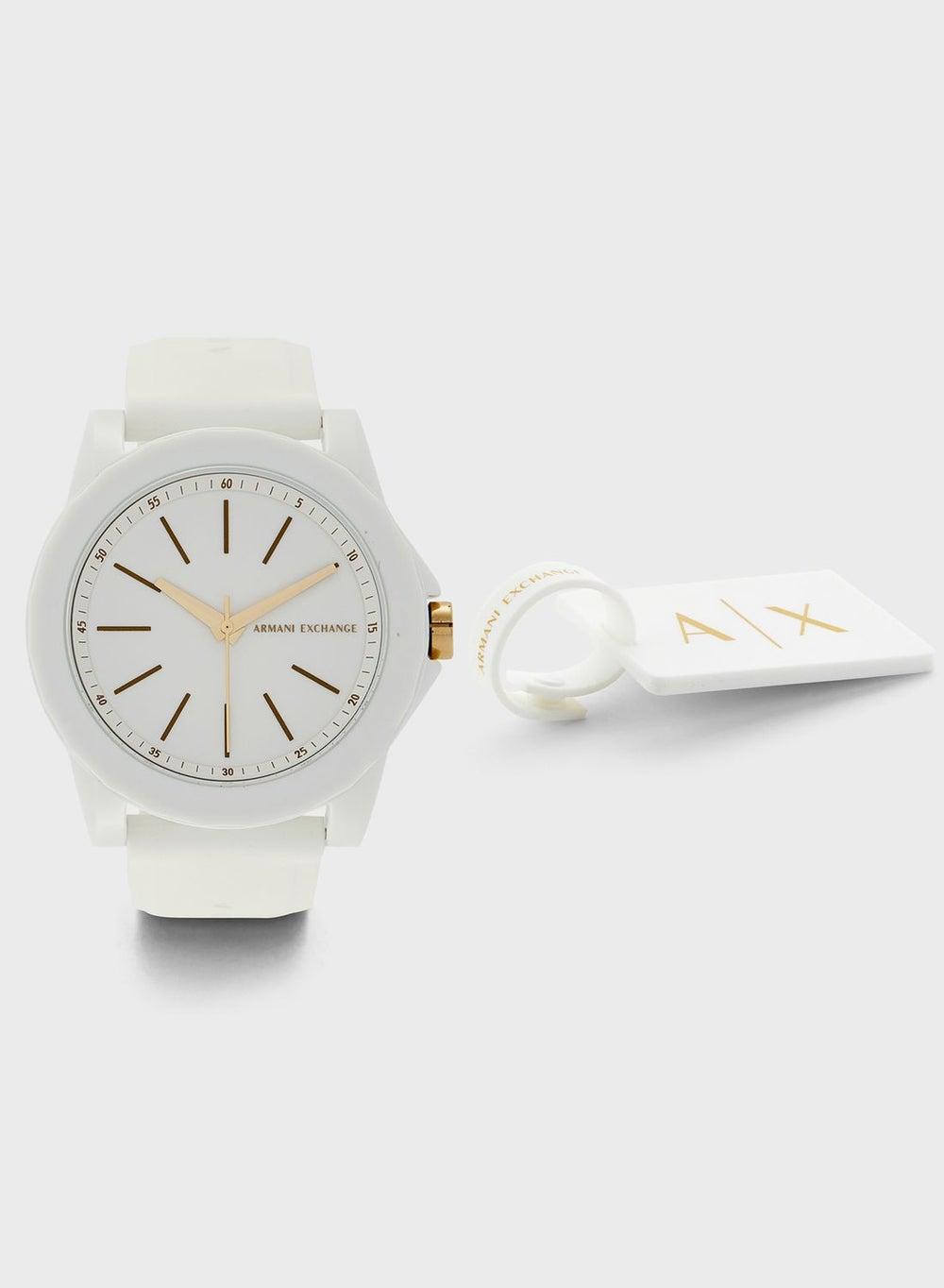 AX7126 Analog Watch with Silicone Strap - Image 1