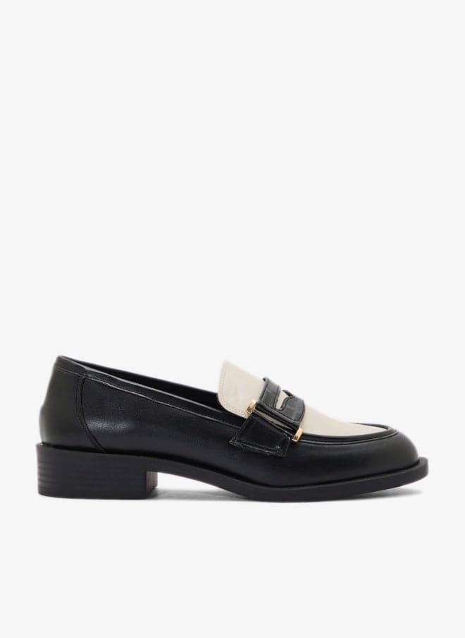 Chunky Color Block Mocassin Loafers for Women - Image 1