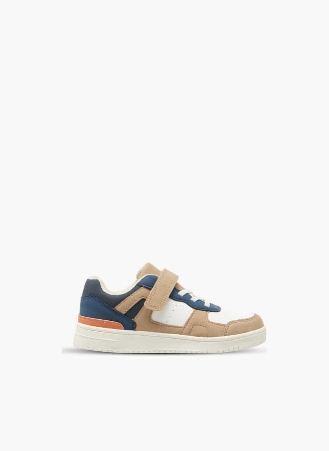 Boys Colourblock Sneakers SX240035K with Hook and Loop Closure - Image 1