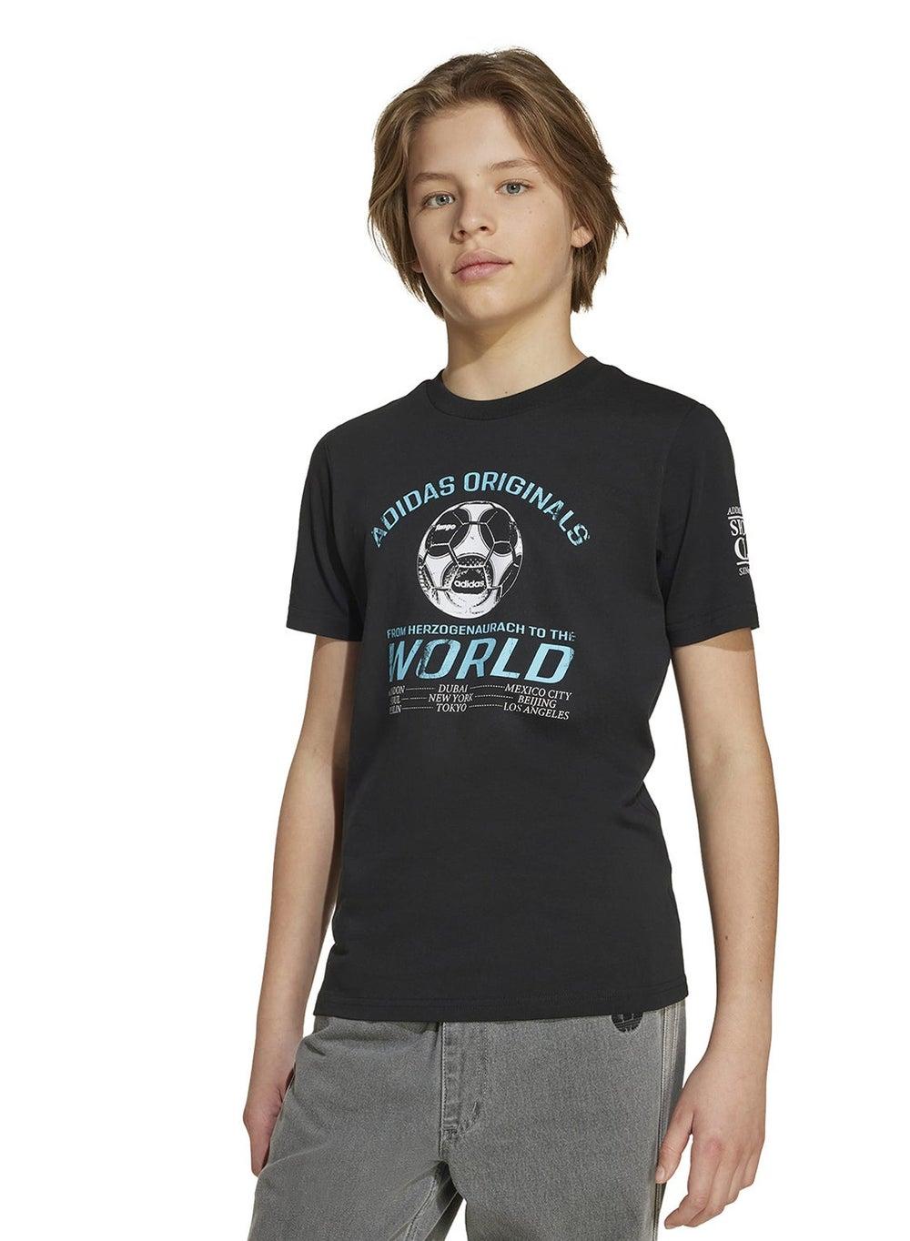 Youth Logo Football Graphic T-Shirt - Image 1