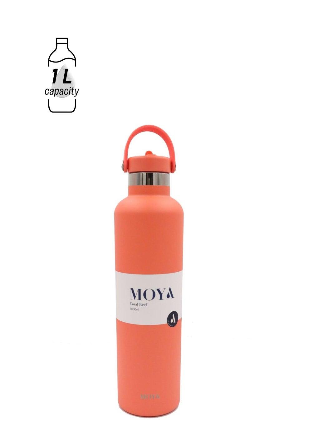 Moya Coral Reef 1L Insulated Sustainable Water Bottle - Image 1