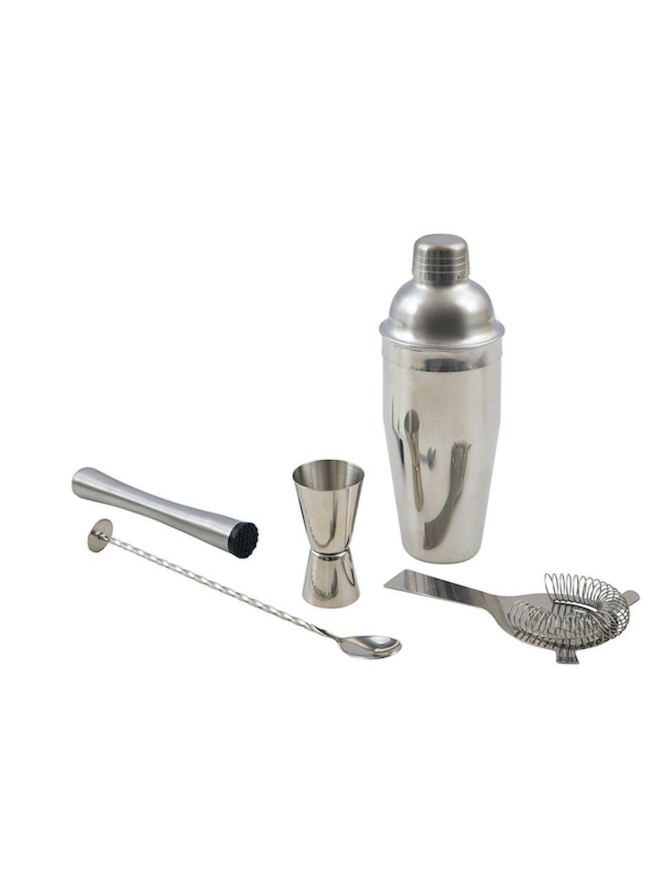 Cocktail Set with Cobbler Shaker and Bar Tools - Image 1