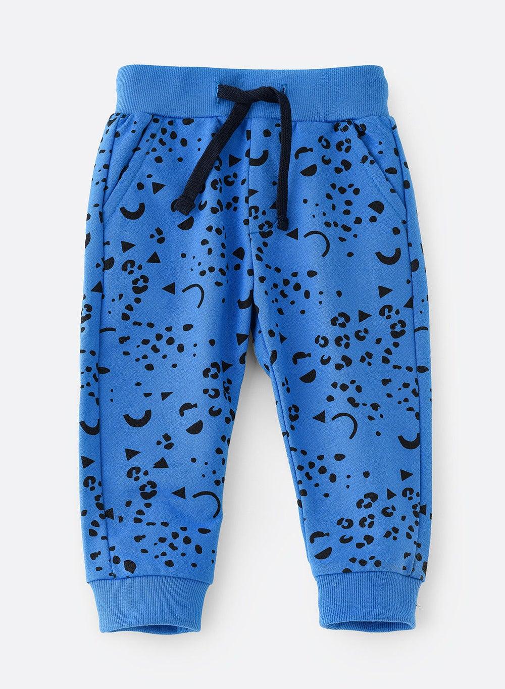 All Over Printed Knitted Jogger for Boys - Image 1