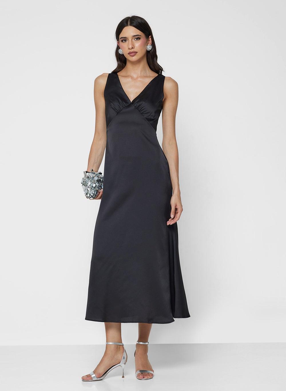 Sleeveless Slip Midi Dress - Image 1