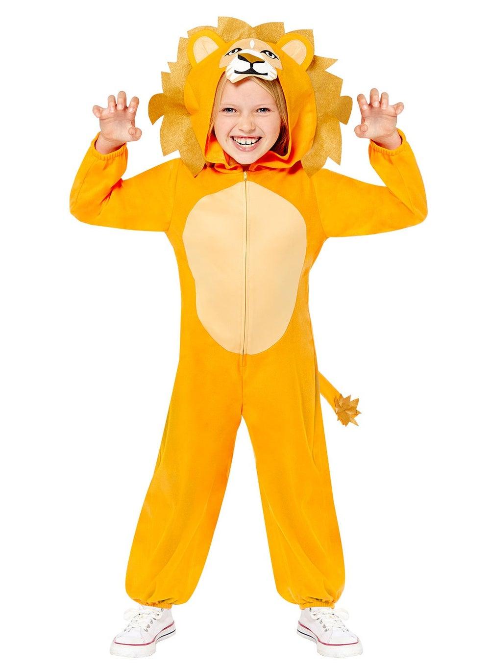 Child Lion Onesie Costume for Plays and Parties - Image 1