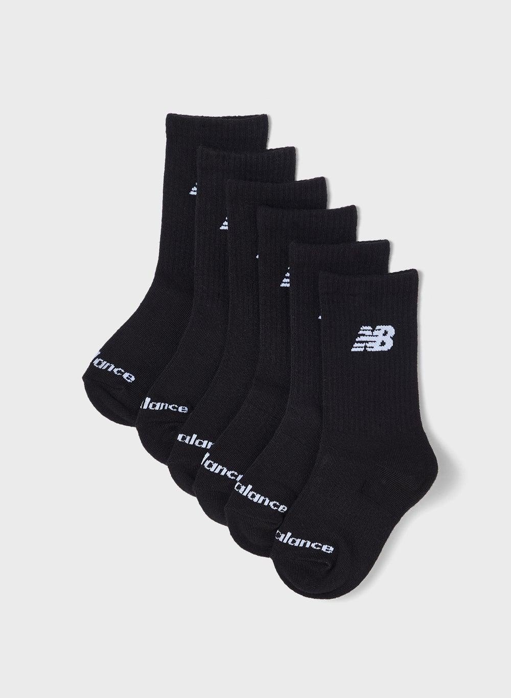 Kids 3 Pack Lightweight Crew Socks - Image 1