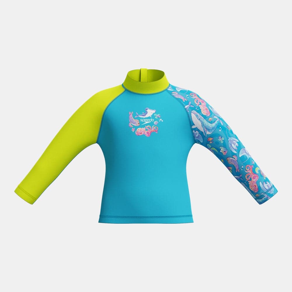 Kids' Under Sea UPF40+ Swimming Rashguard - Image 1