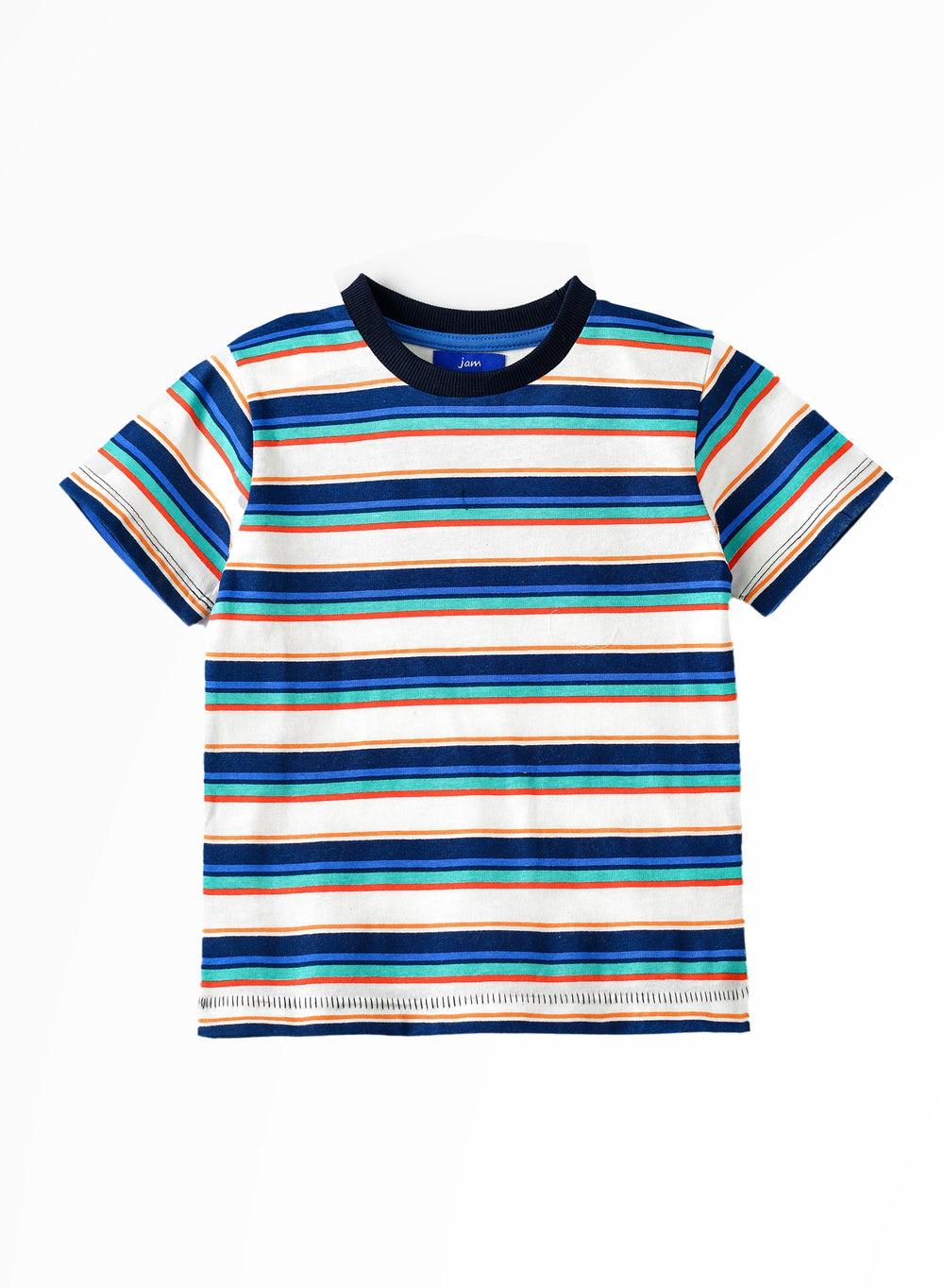 Playful Cotton Boys' Short-Sleeve Tees for Spring and Summer - Image 1