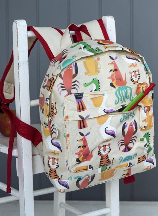 Colourful Creatures Mini Kids Backpack for Toddlers - Image 1