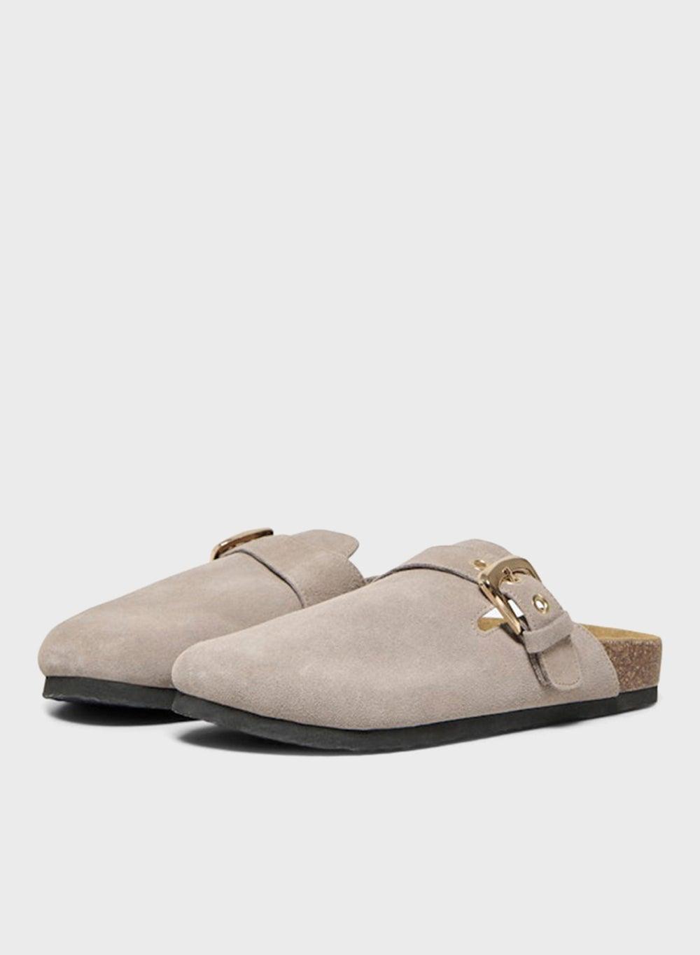 Onlhuston Suede Mule Slip-On Clogs - Image 1