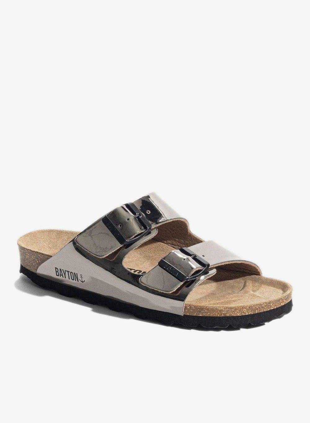 Tracy Double Strap Flat Sandals - Image 1