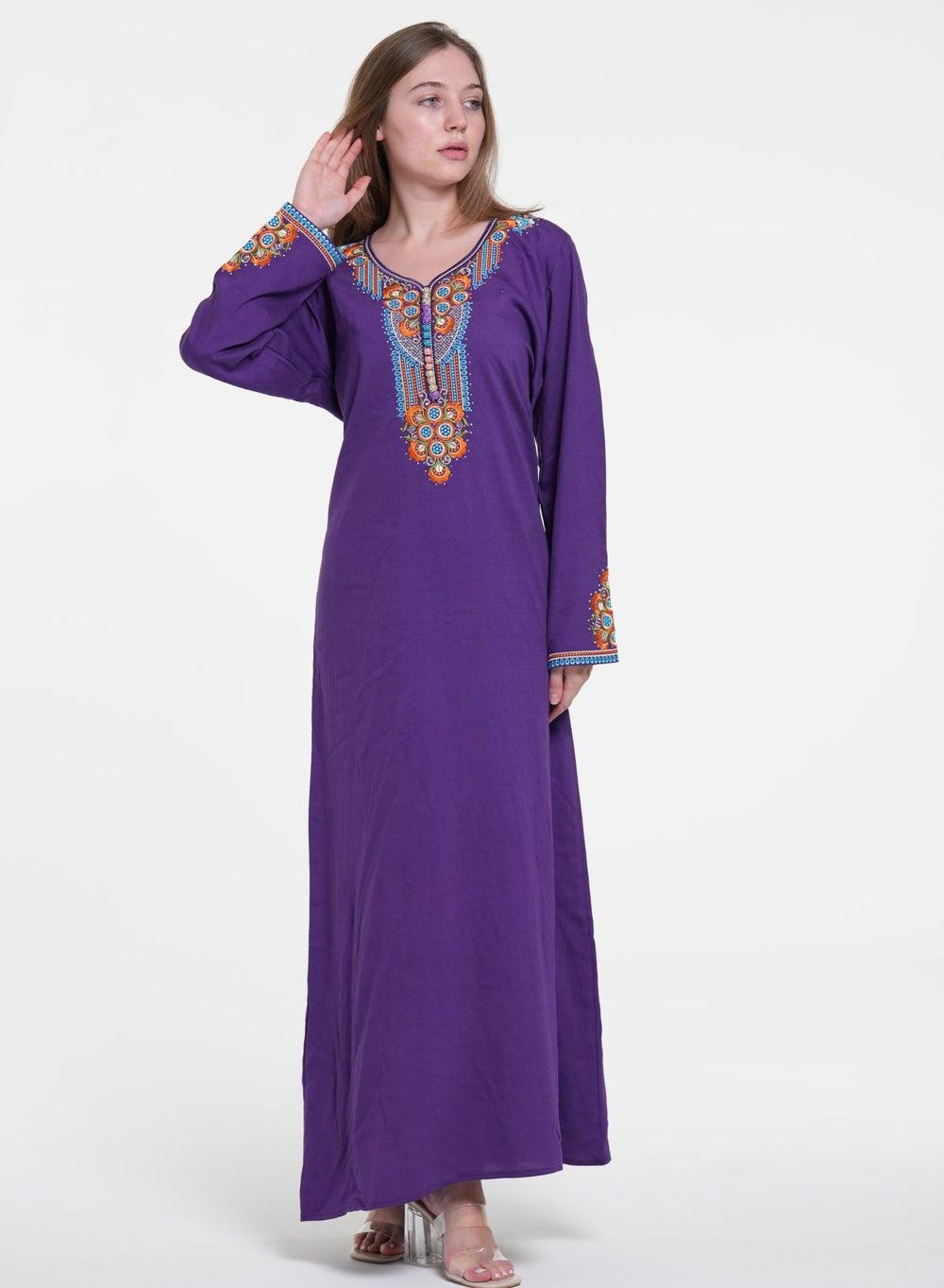 Women’s Jalabiya Arabian Traditional Dress - Image 1