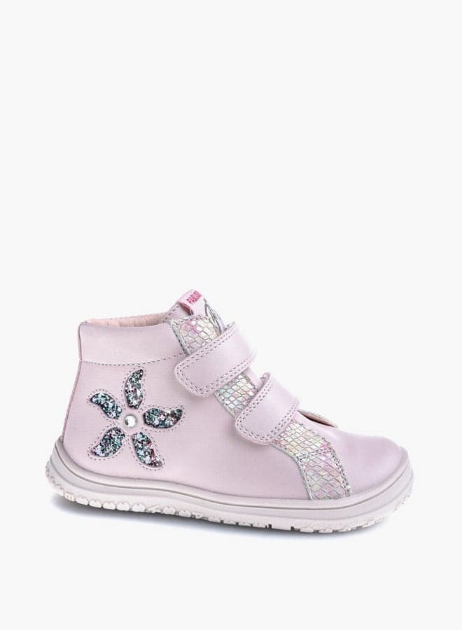 Girls' Ankle Boots with Glitter Flower - 445675 - Image 1