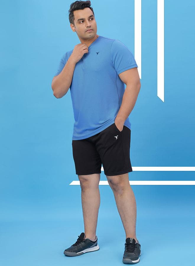 Technosport Men Solid Slim Fit T-Shirt with TECHNOCOOL+ - Image 1