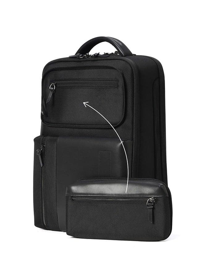 MOKOBARA The Overnighter 23L Laptop Backpack, Black - Image 1