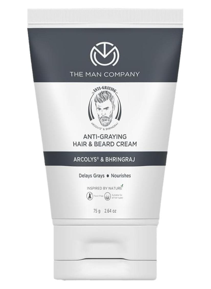Anti-Graying Hair & Beard Cream for Men 75 G - Image 1