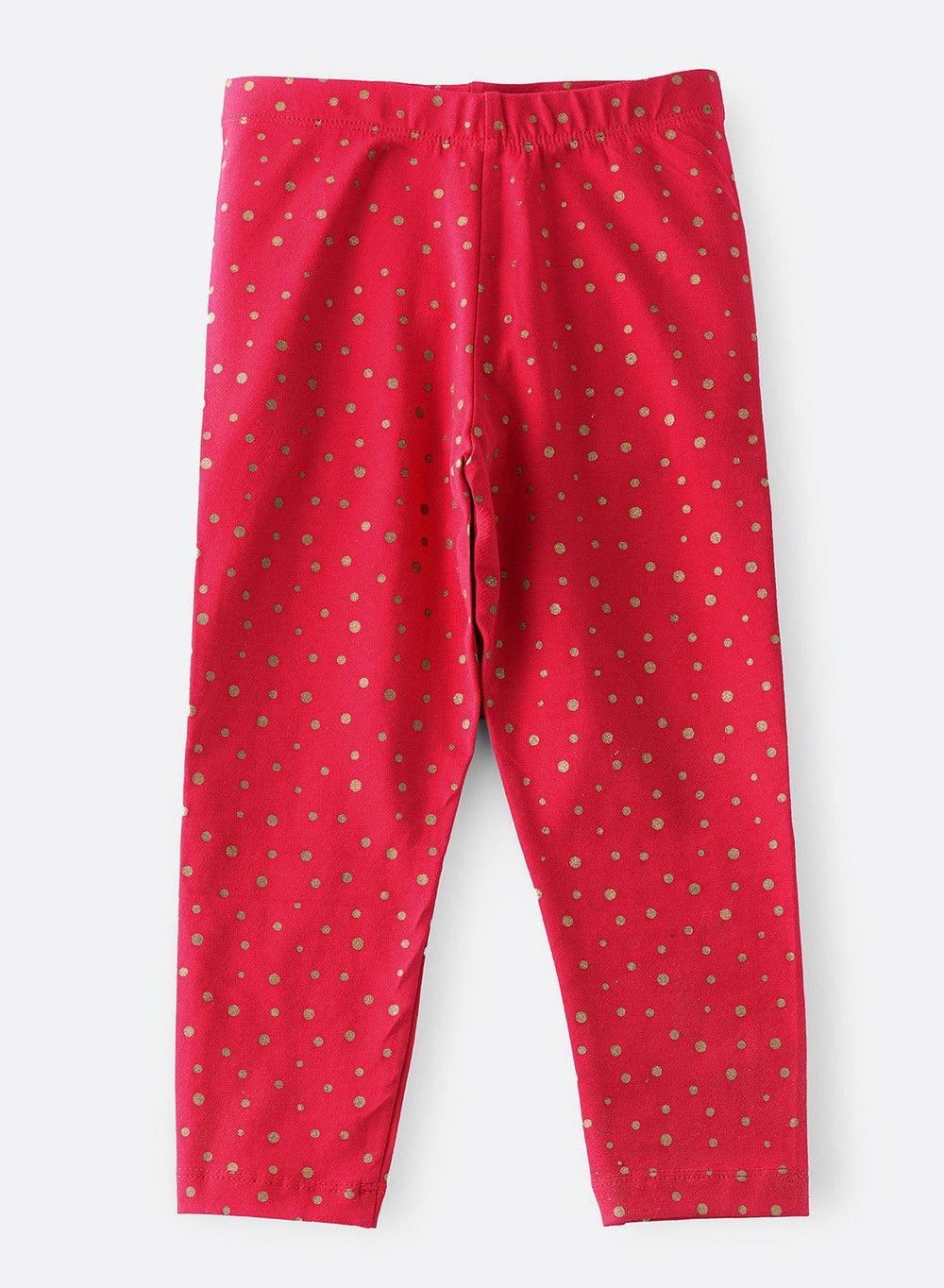 Girls Glitter Leggings for Everyday Sparkle - Image 1