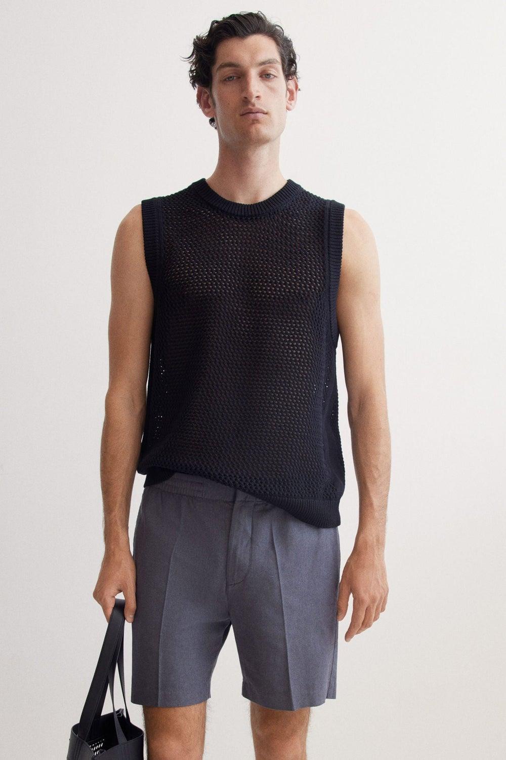 Regular Fit Linen-Blend Shorts for Boys - Image 1