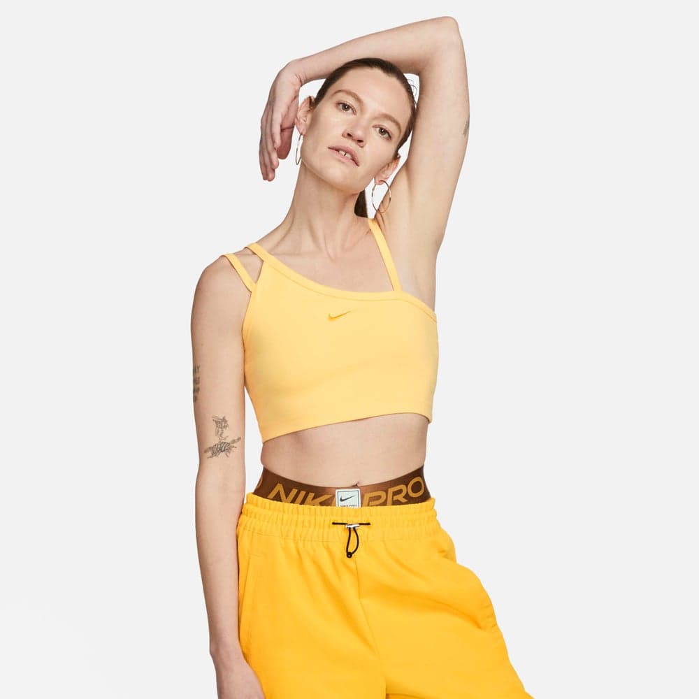 Women's Everyday Crop Tank Top with Stretch Comfort - Image 1