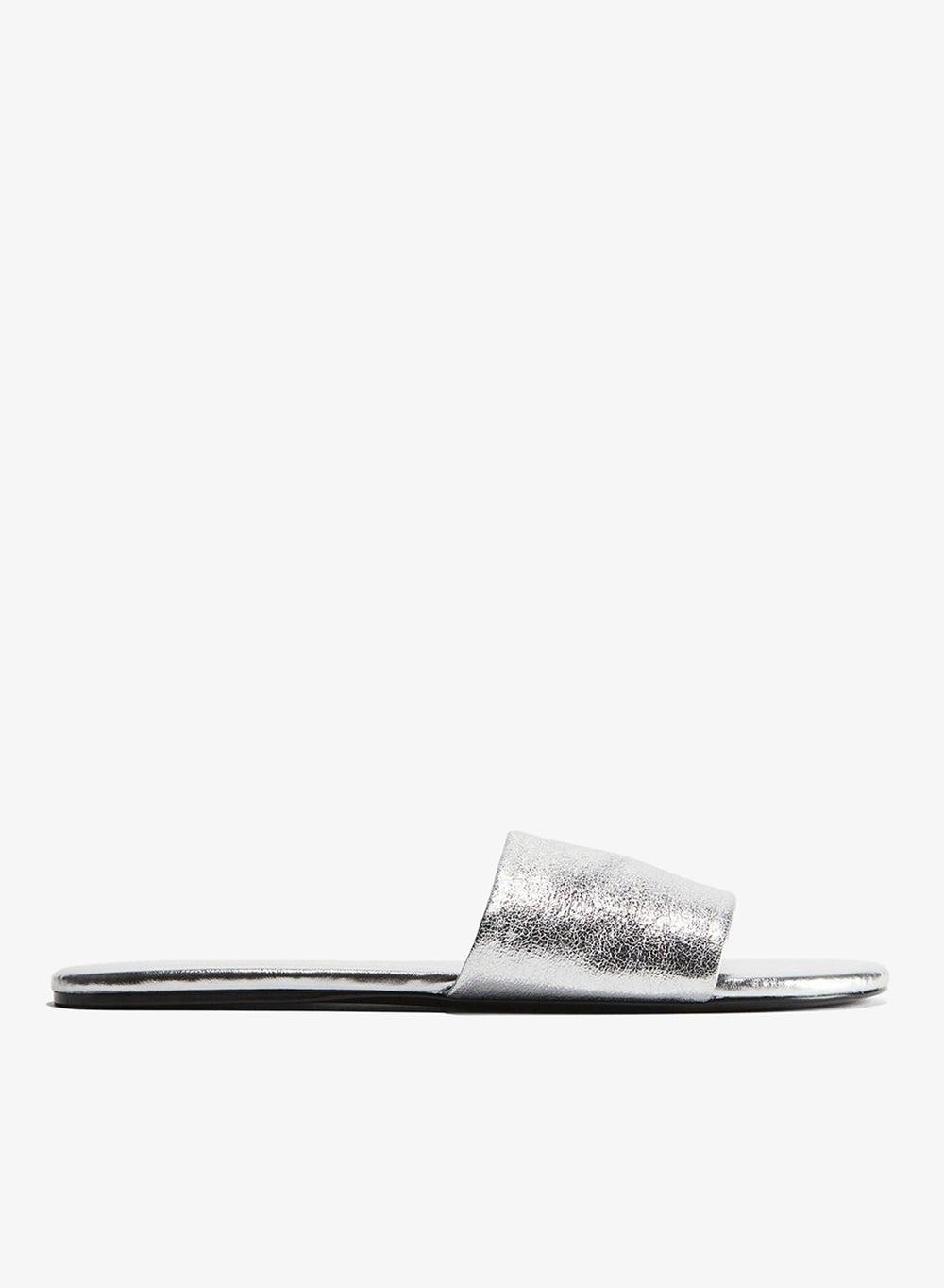 Rounded-Toe Slides with Wide Foot Strap - Image 1