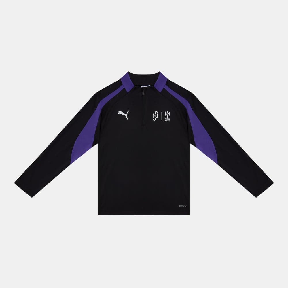 Kids' Neymar Jr. Al Hilal 1/4-Zip Training Top - Image 1
