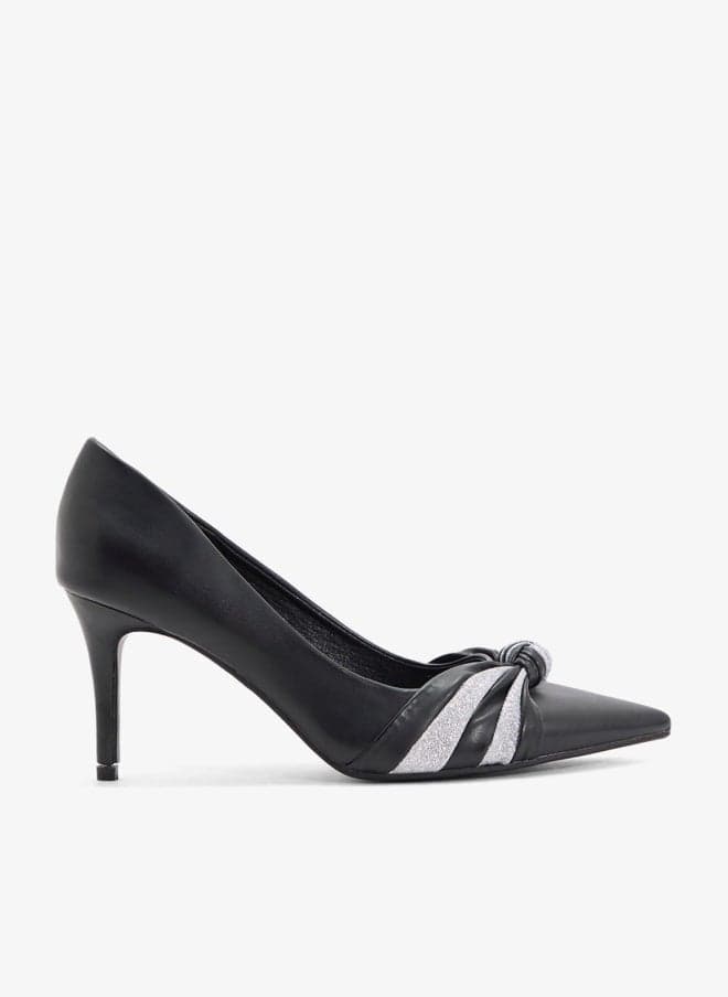Pointed Pump With Knot Detail - Image 1
