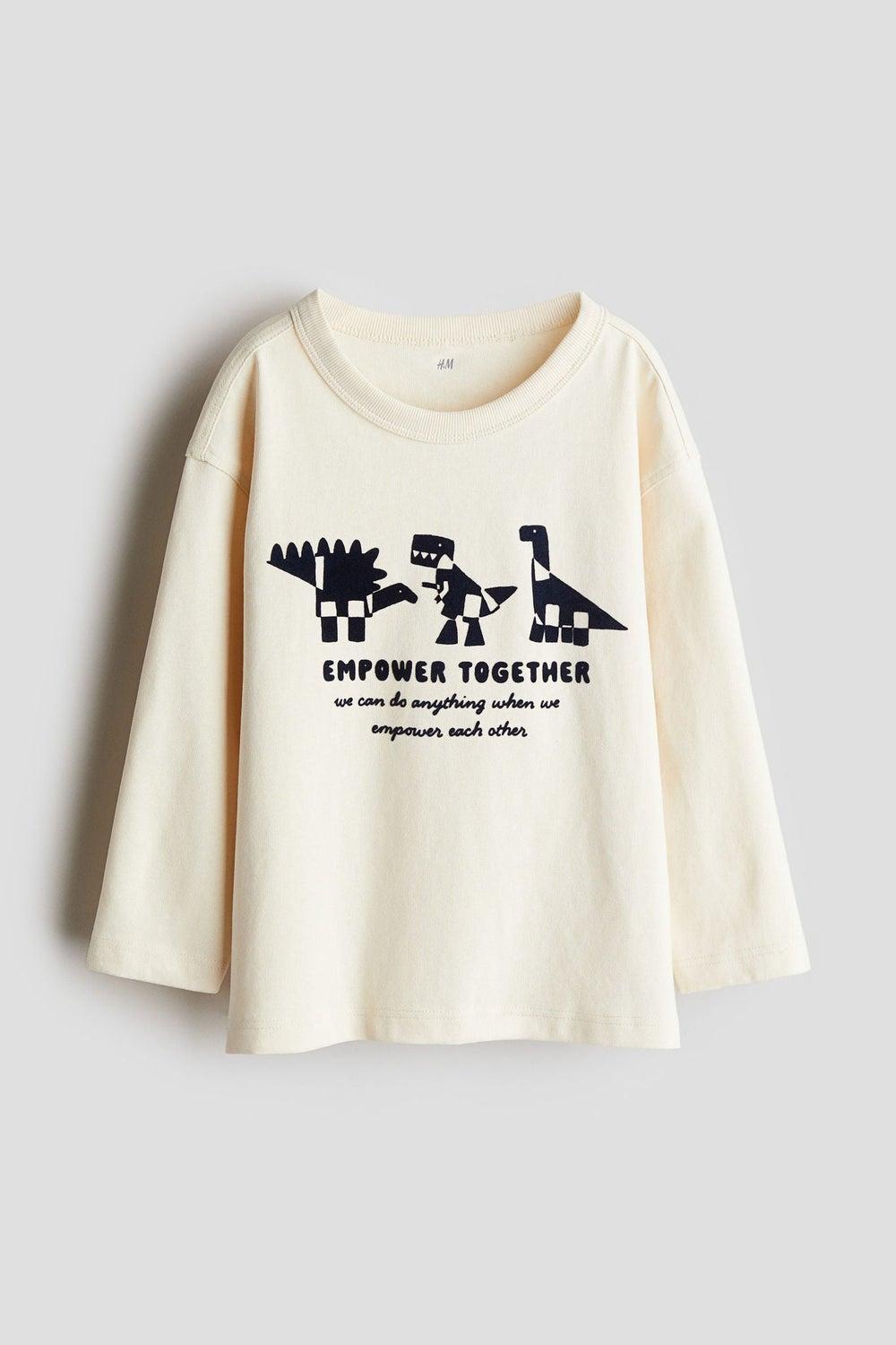 Long-Sleeved Cotton Jersey T-Shirt for Boys - Image 1