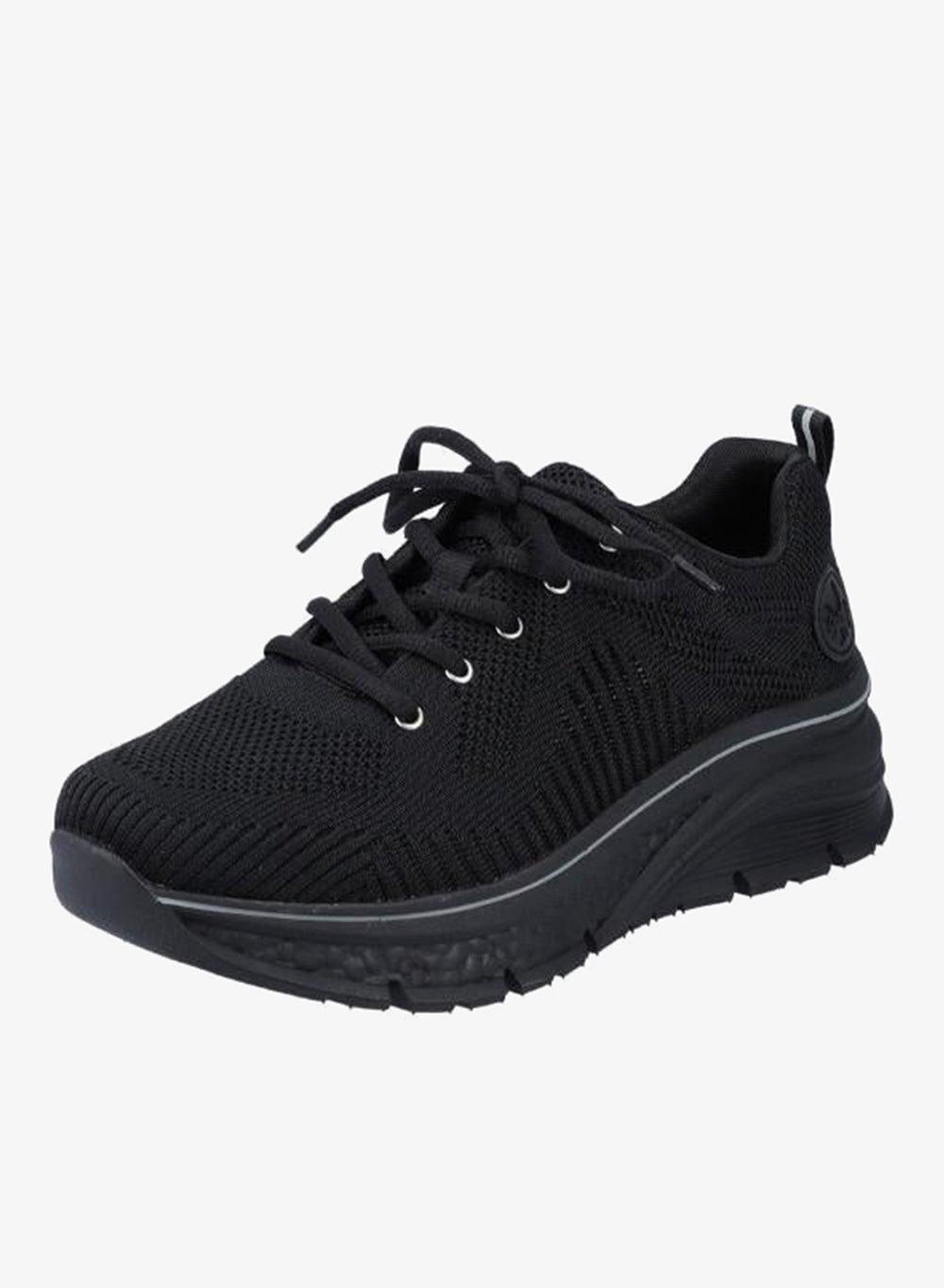 Rieker 116-1166 Ladies Casual Shoes Evolution 48022-00 Black - Image 1
