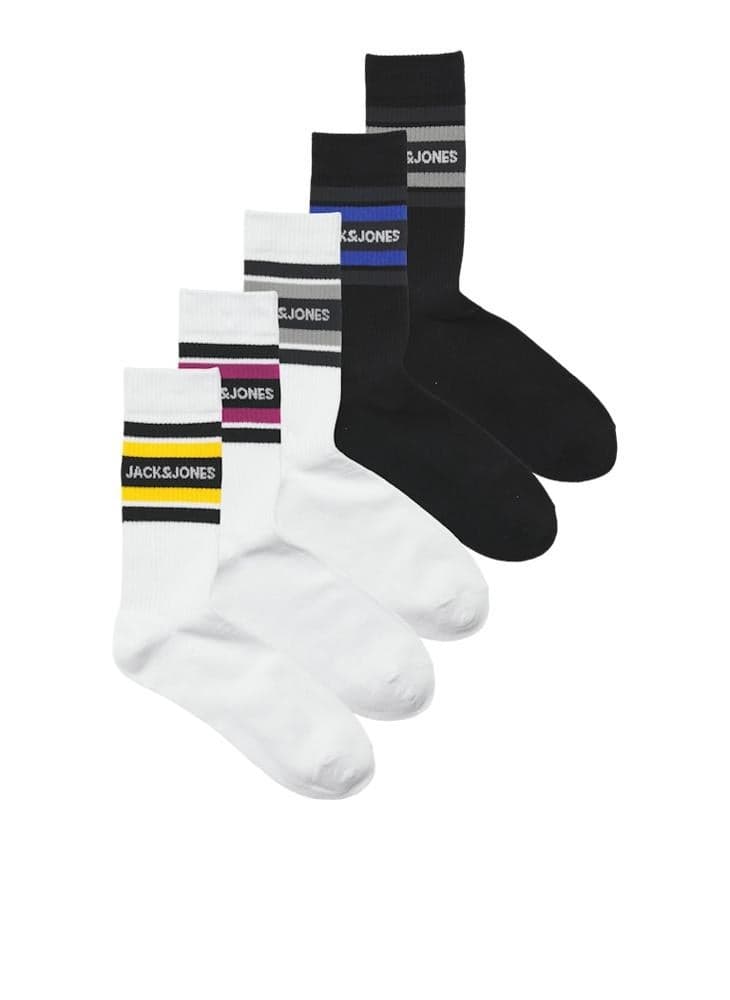 Youth 5 Pack Tennis Crew Socks - Image 1