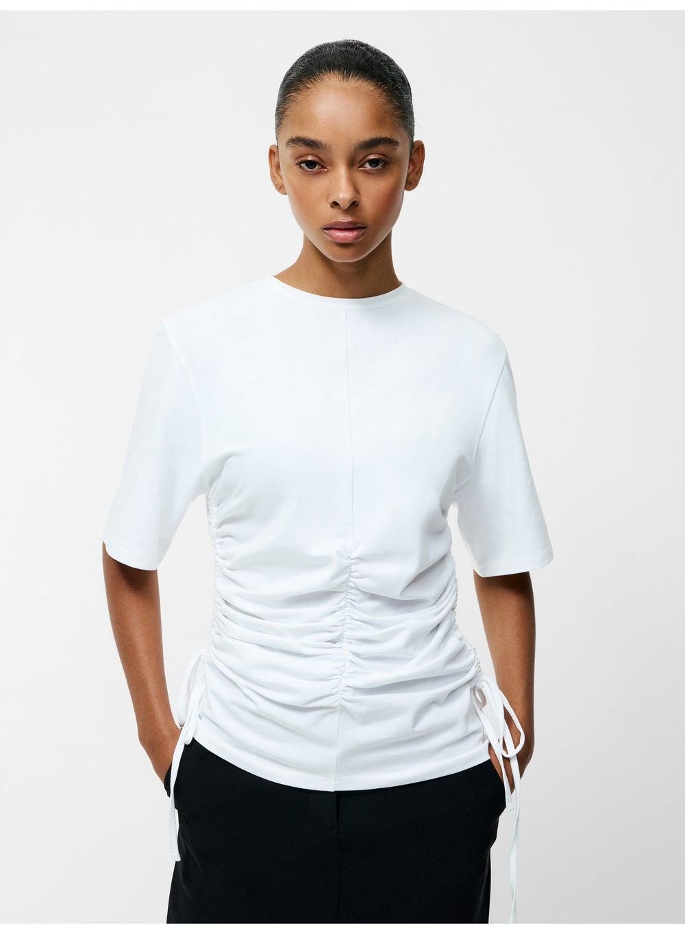 Rallie Ruched Drawstring Short Sleeve T-Shirt - Image 1