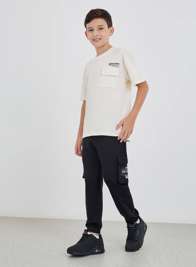 Styli Oversized Chest Pocket T-Shirt and Joggers Set - Image 1