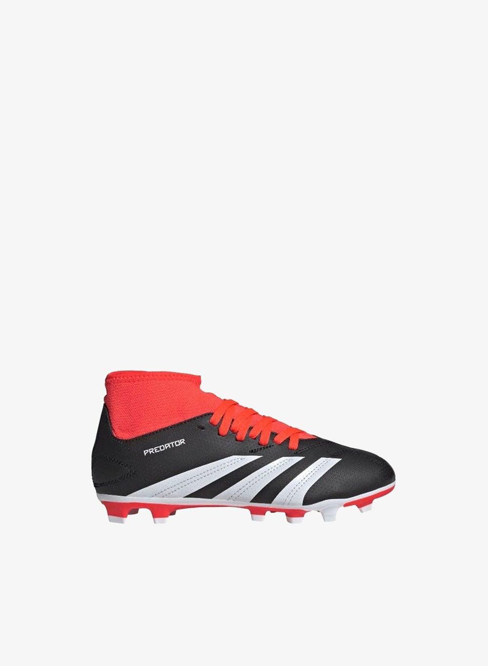 adidas Predator Club Sock Fxg J Black Football Shoes 10K - Image 1